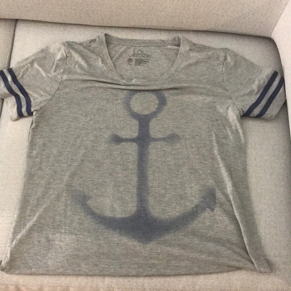 Nautical-themed Lol Vintage T-shirt- size XL - Picture 1 of 2